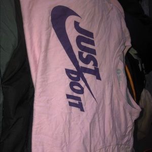 Just Do it. Pink Nike Shirt